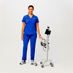 Royal Blue Figs Scrubs XS Pants Bottoms Nurse